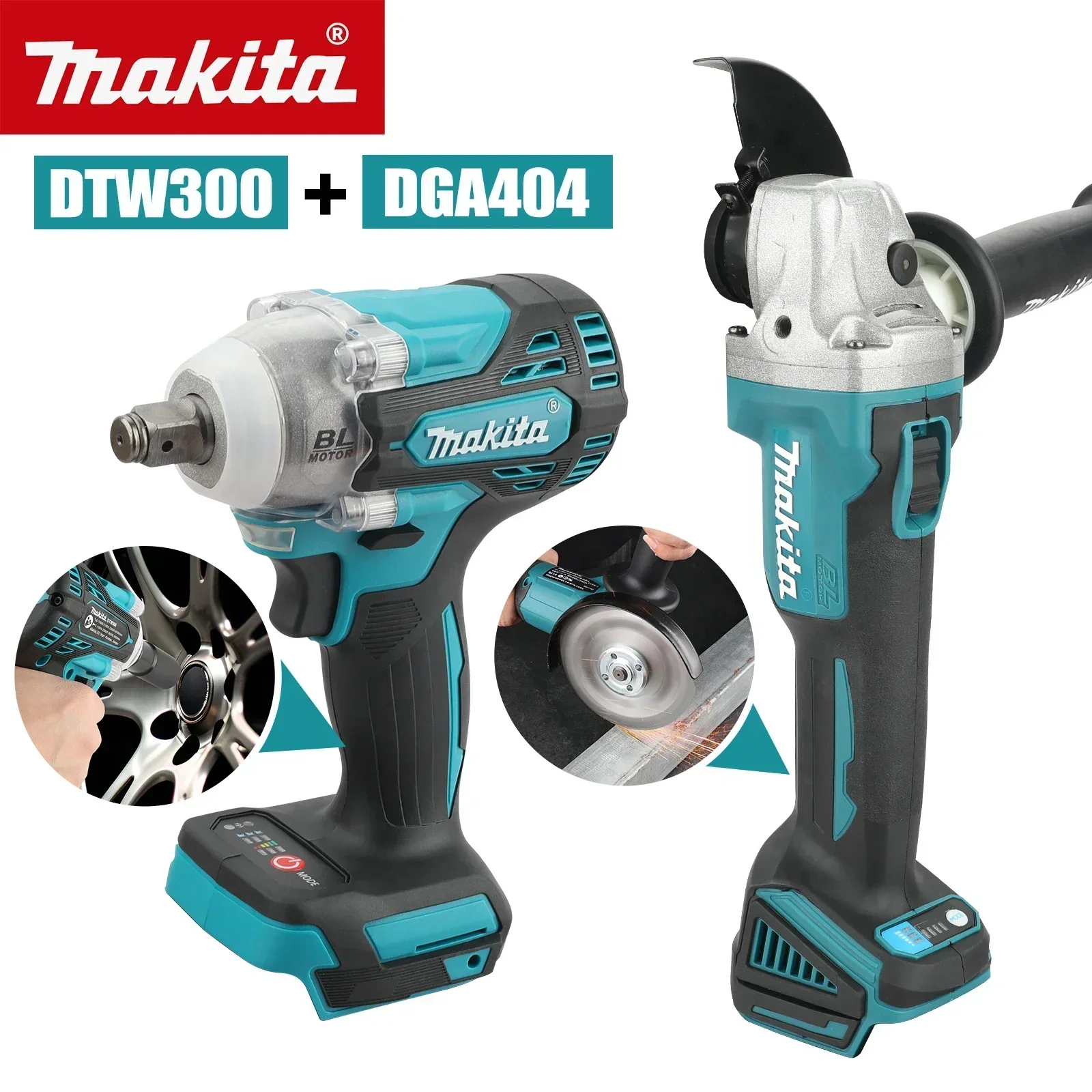 Makita Drill Dtw300 - Juego de Herramientas Dobles Makita 18V