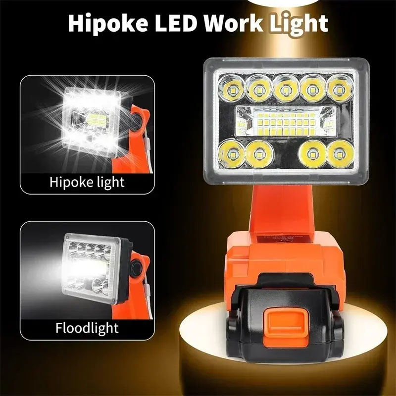 Black+Decker Tool Cordless - Lámpara de Trabajo Inalámbrica LED, Linterna