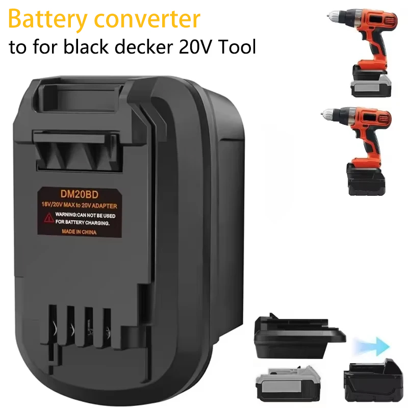 Black+Decker Tool Cordless - Adaptador de herramientas Black Decker para