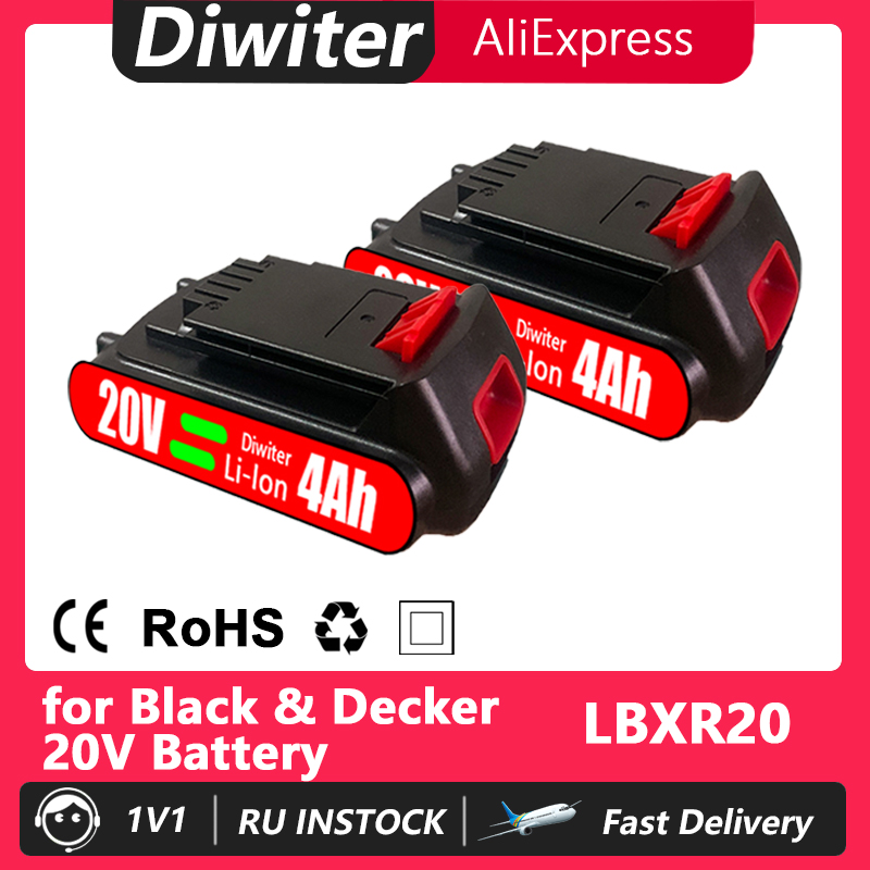 Black+Decker Tool 20V Max - 18V 4000mAh para Black & Decker