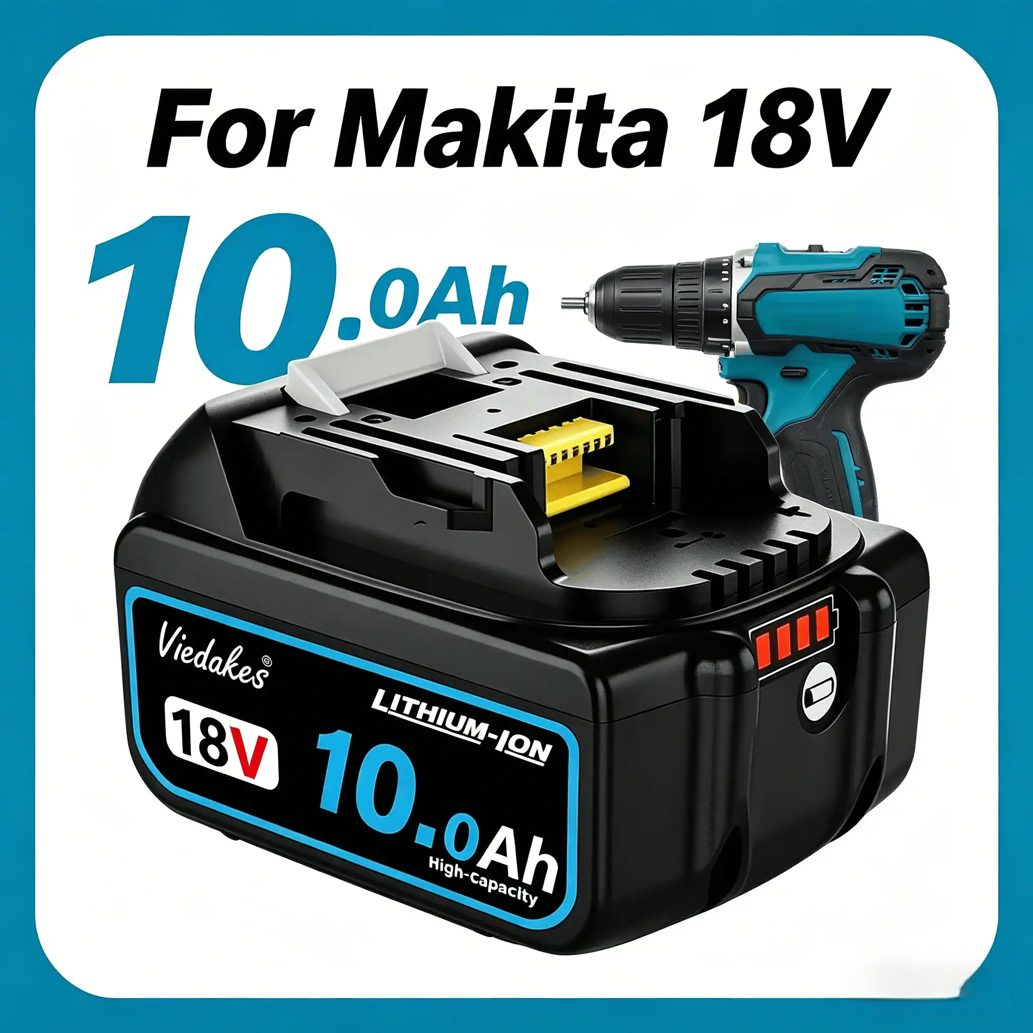 Makita Drill Ddf484 - Batería de Iones de Litio LXT