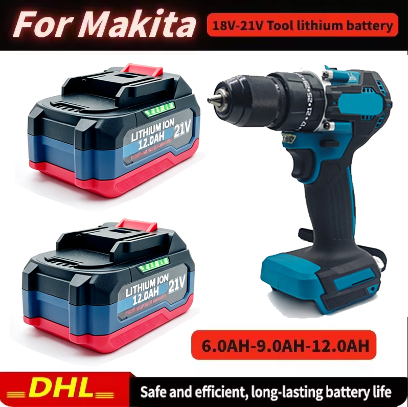 Makita Drill Ddf484 - Batería de litio recargable de 18V