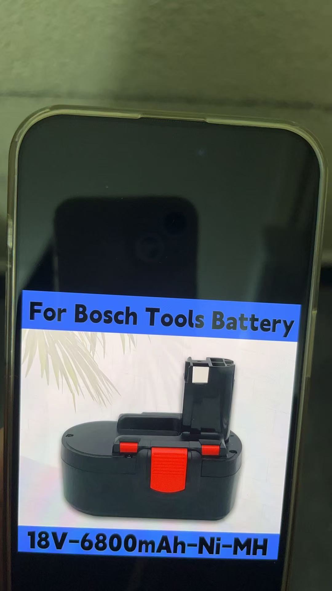Bosch Drill Gsb 18V - Batería de 18V 6800mAh para Bosch