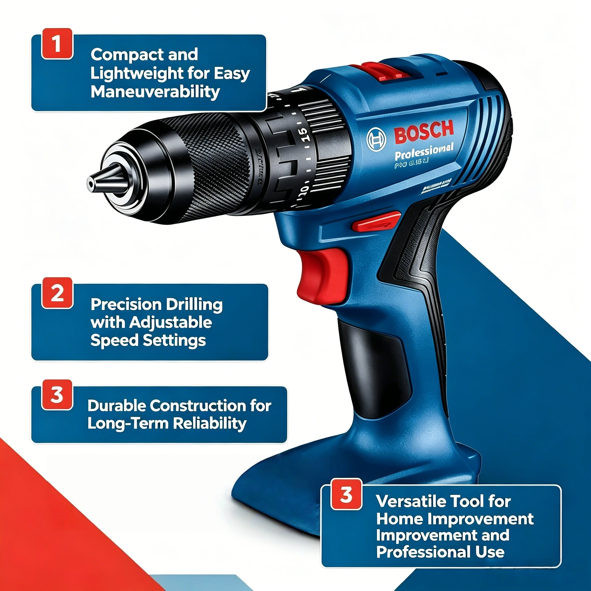 Taladro percutor inalámbrico s - Bosch Drill Gsb 18V reseña y precio