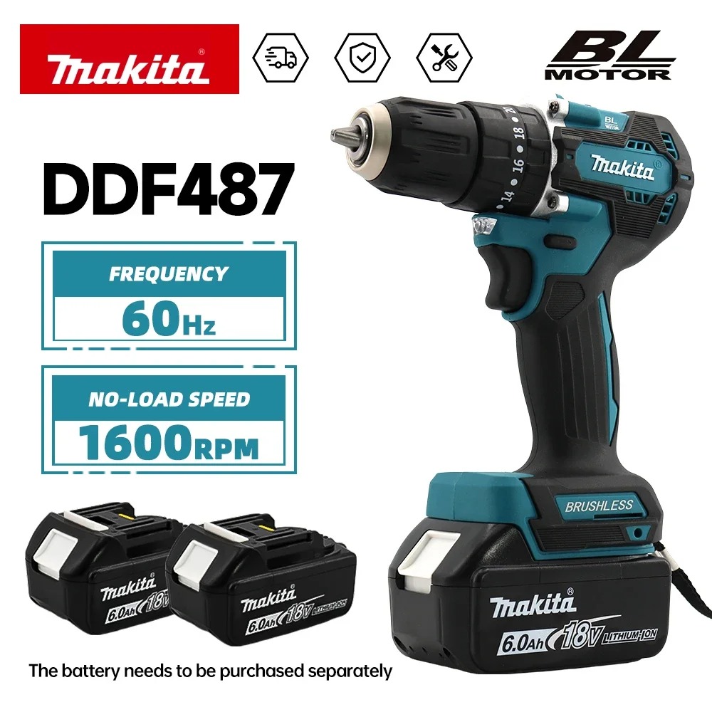 Taladro Percutor Inalámbrico S - Makita Drill Ddf484 reseña y precio