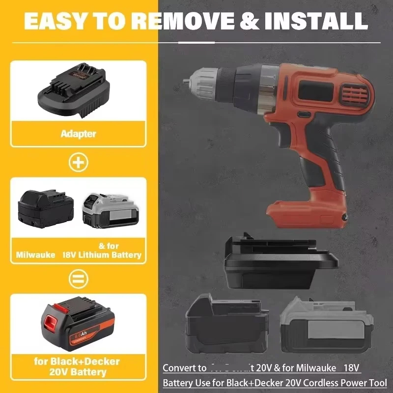 Adaptador de herramientas Blac - Black+Decker Tool Cordless reseña y precio