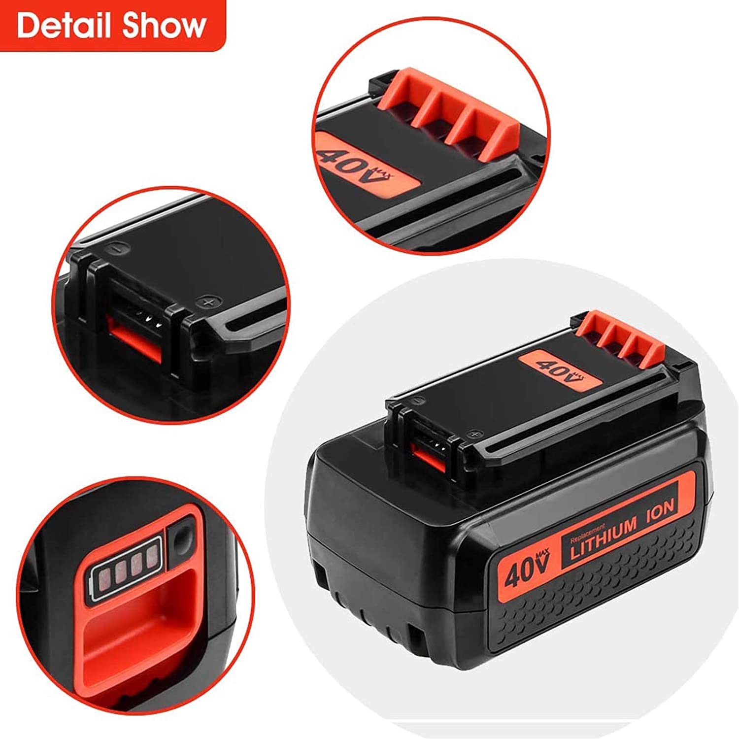 Batería de repuesto de 36V/40V - Black+Decker Tool Cordless reseña y precio