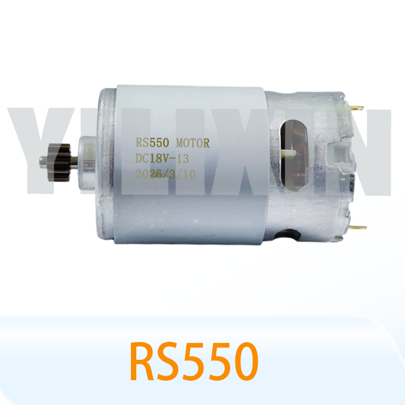 Motor DC RS550 de 13 dientes y - Bosch Drill Gsb 18V reseña y precio