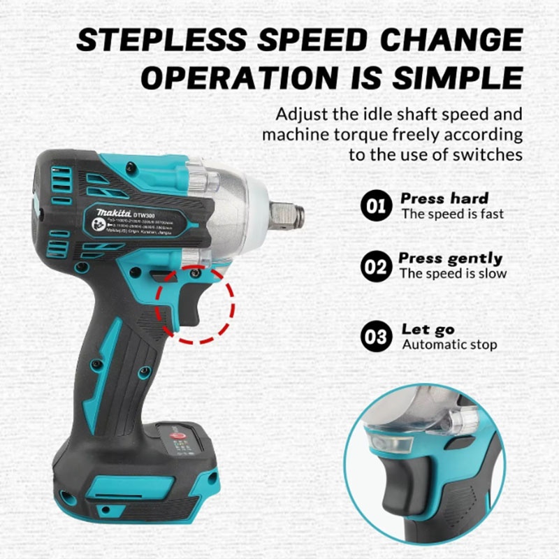 Llave de Impacto Inalámbrica M - Makita Drill Dtw300 reseña y precio