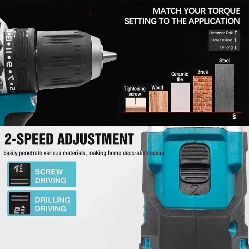 Makita DDF487 Taladro Percutor - Makita Drill Ddf484 reseña y precio