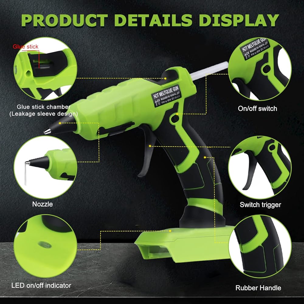 Pistola de pegamento de fusión - Black+Decker Tool 20V Max reseña y precio