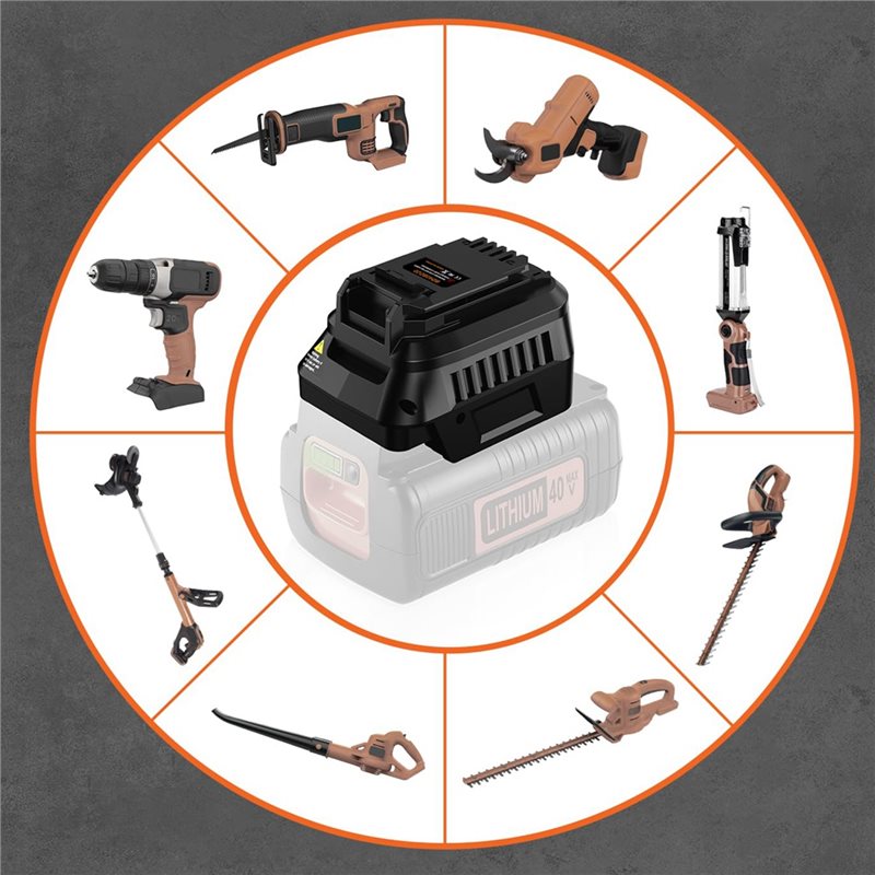 Adaptador de batería Y42A para - Black+Decker Tool Cordless reseña y precio