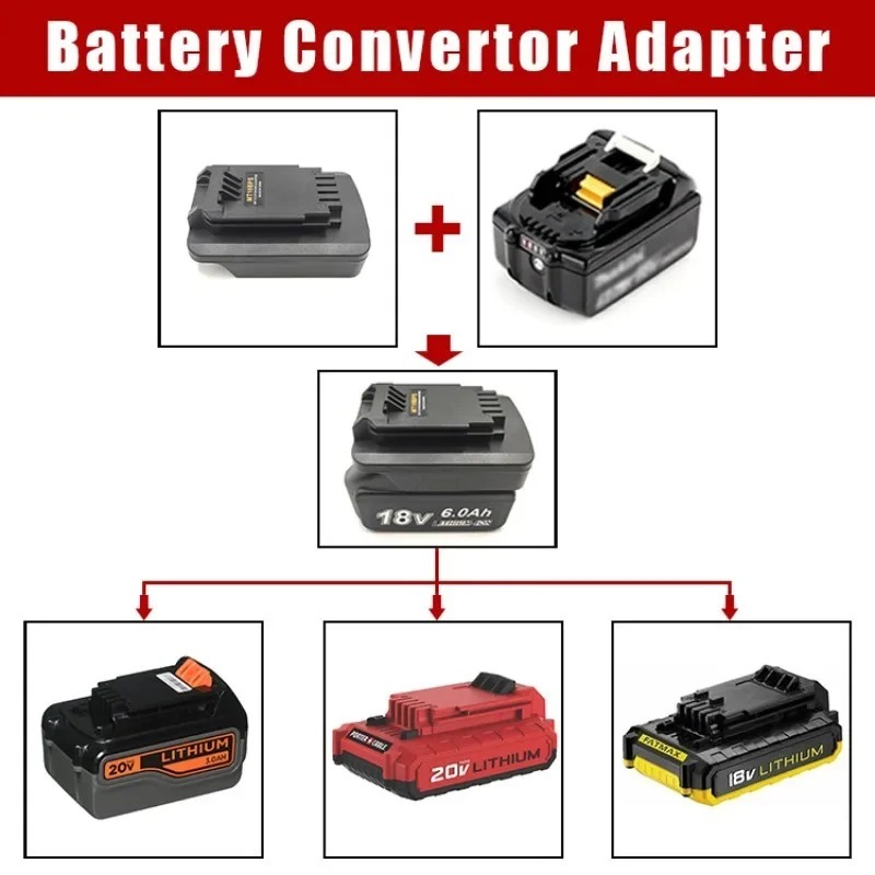 Adaptador MT18BPS para batería - Black+Decker Tool Cordless reseña y precio