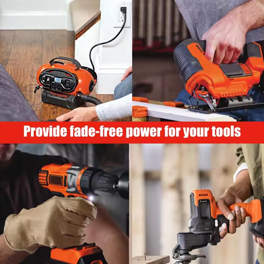 Batería de litio de 20 V para  - Black+Decker Tool Cordless reseña y precio