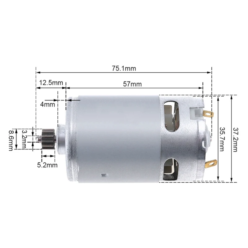 Motor de CC RS550 de 12/13 Die - Bosch Drill Gsb 18V reseña y precio